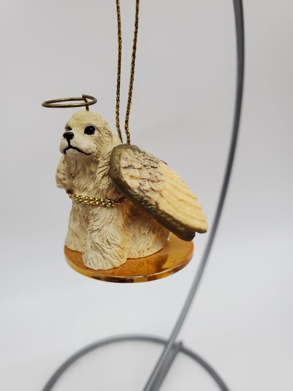 Ornament - Angel Cocker Spaniel - Blonde